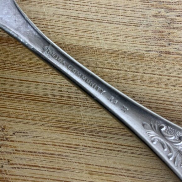 Oneida Community State Seal Souvenir Spoon Arkansas Silverplate Vintage - Picture 4 of 4